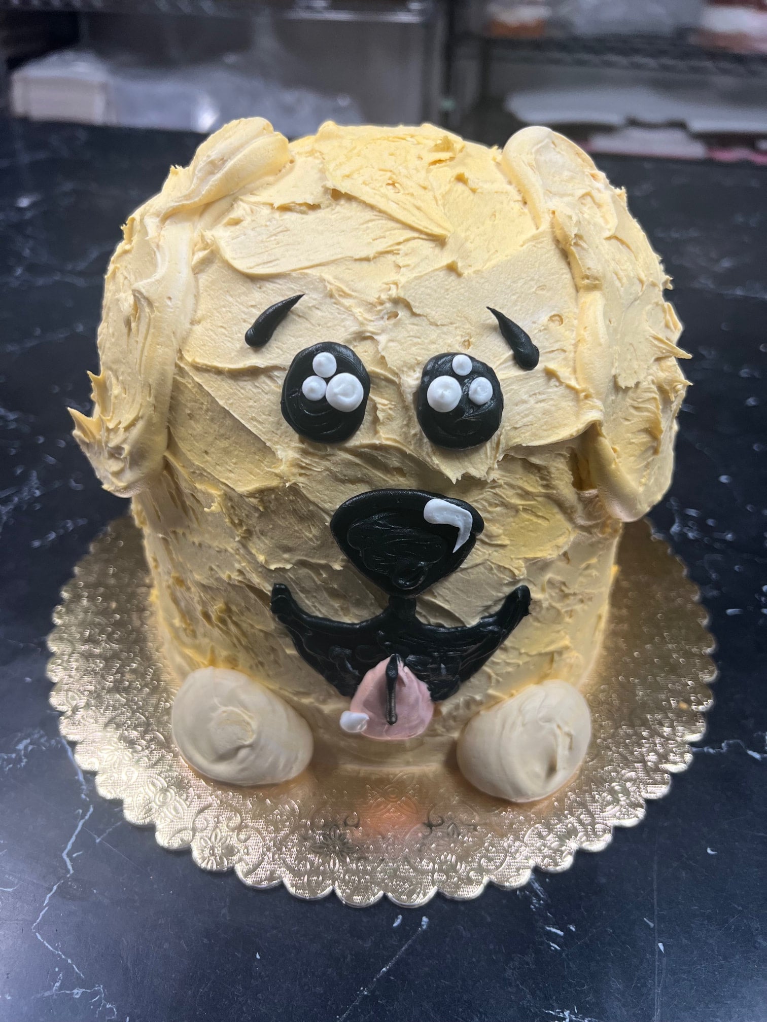 Goldie Golden Retriever Dog Cutie Cake Tamara's the Cake Guru