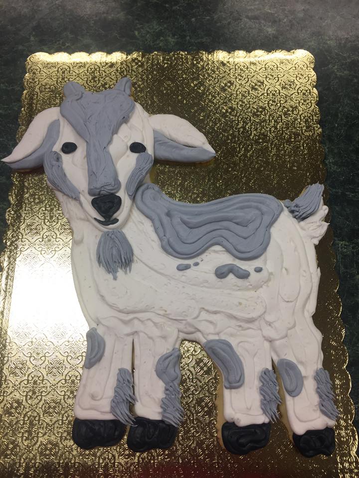 Goat cake | Happy birthday goat, Cake designs birthday, Birthday cake
