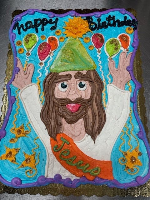Happy Birthday Jesus - Decorated Cake by Theresa - CakesDecor