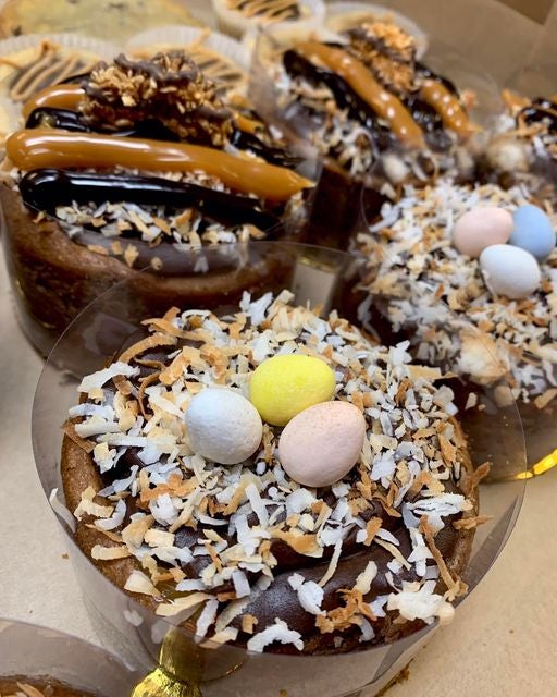 Caramel Delight/ Samoas Personal cheesecake Tamara's the Cake Guru